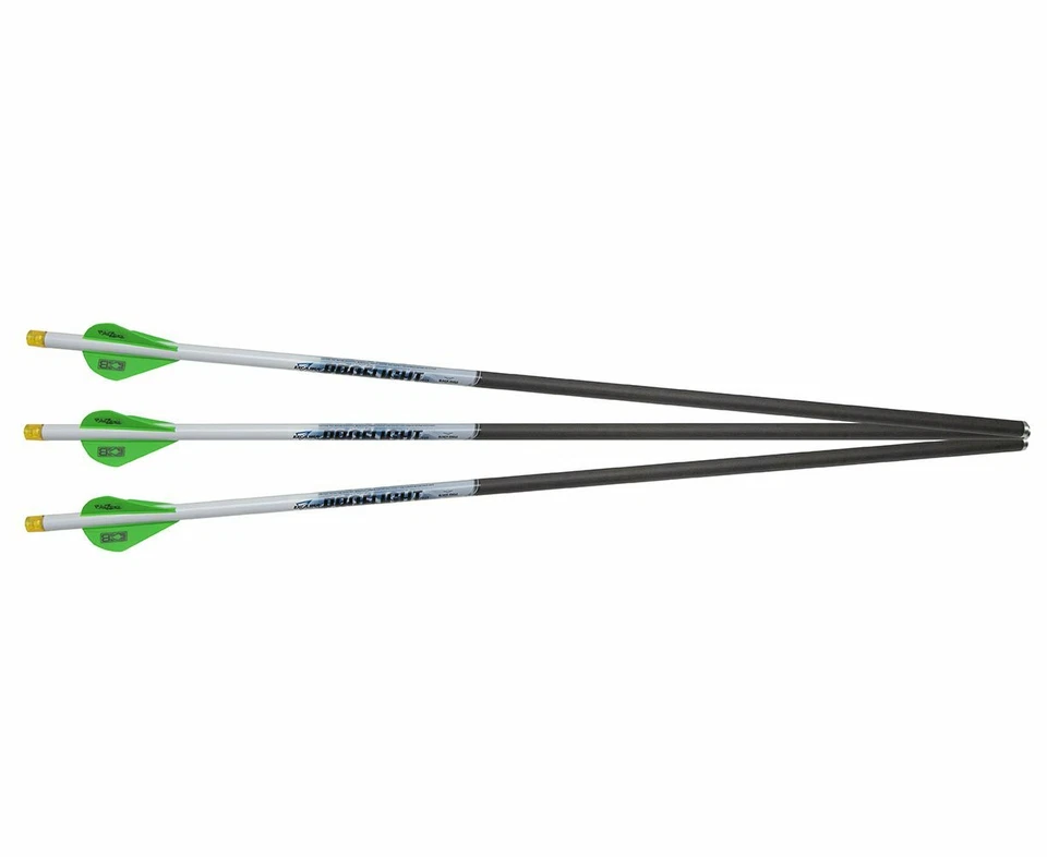 NEW EXCALIBUR ARCHERY PROFLIGHT 18" ILLUMINATED CARBON ARROWS, 3 PACK BOLTS - Image 1 of 1