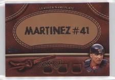 2011 Topps Manufactured Glove Leather Nameplate Victor Martinez #MGL-VM