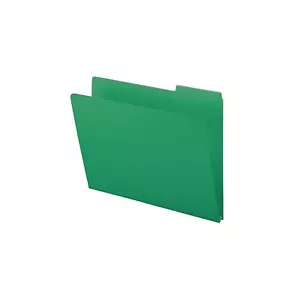 Smead Recycled Folders One Inch Expansion 1/3 Top Tab Letter Green 25/Box 21546 - Picture 1 of 5