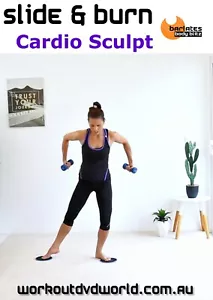 Gliding Disc Sliders DVD - Barlates Body Blitz SLIDE AND BURN Cardio Sculpt - Picture 1 of 1