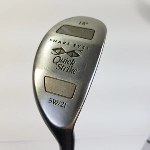 Snake Eyes Quick Strike 5W/2I Driving Iron 18° Golf Hybrid Club R Flex 41.5" - Picture 1 of 9