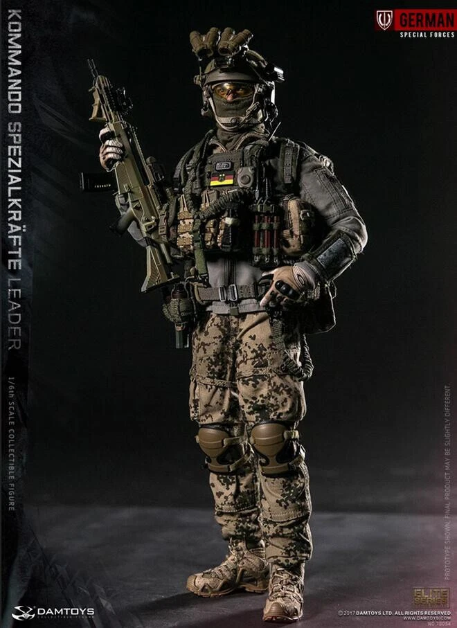 Figura de acción DAMTOYS 78054 KSK soldado alemán fuerzas especiales escala 1/6 en stock Foto 1 de 4