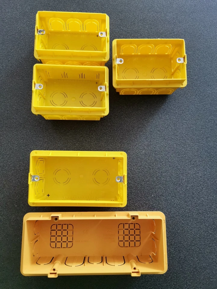 MARLANVIL O FAEG Scatola Incasso Derivazione 503 / 4 / 7 x Bticino Cassetta 503 Gialla CESTELLO