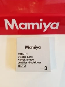 Mamiya RB / RZ Waist Level Finder -3 (minus drei) DIOPTER / AUGENKORREKTURLINSE - Bild 1 von 2