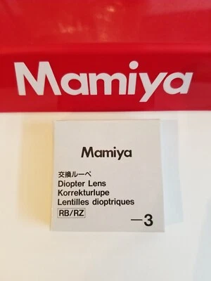 Mamiya RB / RZ waist level finder -3 (minus three) DIOPTER/EYE CORRECTION LENS