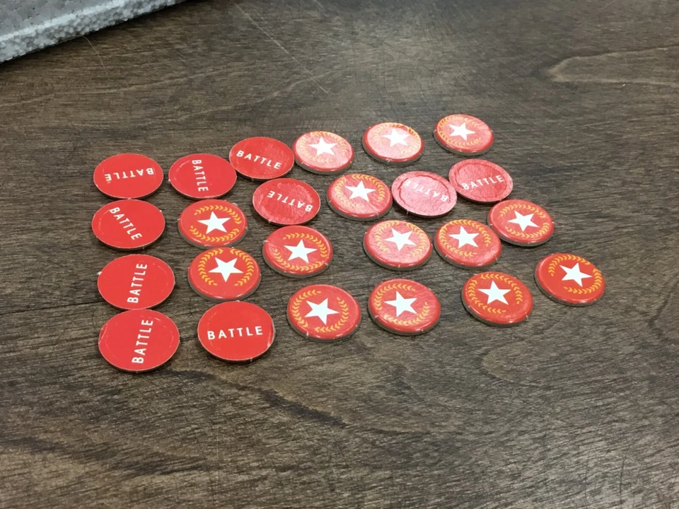 Marcadores rojos Fortress America MB piezas de juego de repuesto CANTIDAD 24 Foto 1 de 1