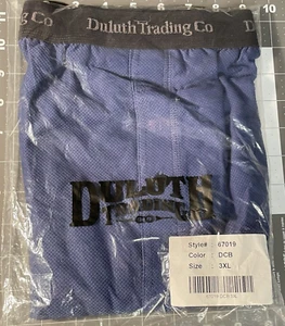 3XL Men's Duluth Trading Co Buck Naked Boxers 67019 DCB Blue New - Picture 1 of 3