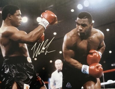 Mike Tyson Authentic Signed 16x20 Vs Trevor Berbick Photo Autographed JSA Cert - Image 1 of 2