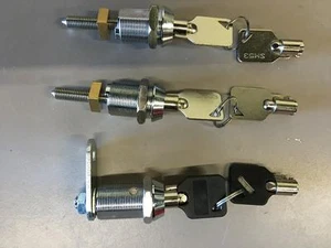 RS 800 VENDING MACHINE LOCK SET TOP DOOR LOCK, BOTTOM DOOR LOCK, CASH DRAW LOCK - Picture 1 of 1