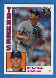 2019 Topps 1984 Topps 35th Anniversary Insert #T84-84 Jonathan Loaisiga Rookie - Picture 1 of 2
