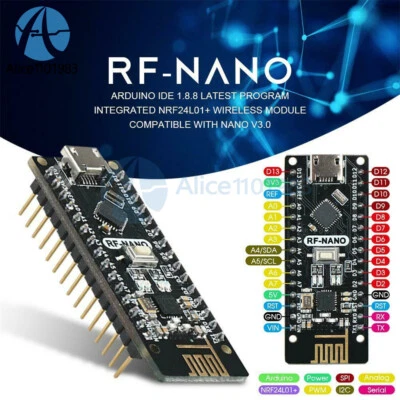 RF-Nano Integrated Board Micro USB Interface NANO V3.0 NRF24L01 For Arduino DIY - Image 1 of 4