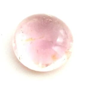 Antik Vintage echter runder Cabochon rosa Amethyst Chalzedon Mondstein #D301 - Bild 1 von 4