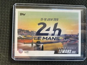 2023 TOPPS 24 HOURS OF LE MANS POSTER ART CARD 2019 FERNANDO ALONSO - Bild 1 von 2