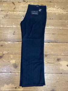 PIERRE CARDIN® Jean Style Relaxed Trousers/Fine Stripe - 50R SRP £55 - Picture 1 of 1