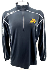 NEW Phoenix Suns Columbia Black Omni-Wick 1/4 Zip Golf Pullover Shirt Mens XL