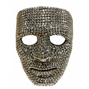 Halloween Mask Skull Rhinestone Face Mask Full Head Mask Skull Masquerade Mask - Picture 1 of 6