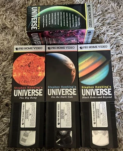 Stephen Hawking's Universe - 3 VHS Box Set Home Video (1997) PBS - Picture 1 of 5
