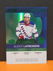 2020-21 Credentials #150 ALEXIS LAFRENIERE Debut Ticket Access RC Green 4/25 SSP - Picture 1 of 2