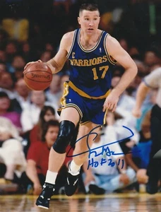 CHRIS MULLIN  GOLDEN STATE WARRIORS  HOF 2011  ACTION SIGNED 8x10 - Picture 1 of 1
