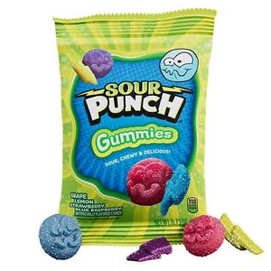 Sour Punch Gummies Candy, Assorted Sour Candy, 6.75 Ounce Bag - Picture 1 of 1