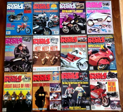 CYCLE WORLD Motorcycle Magazine Lot 1989 - Complete Full Year 12 Issues - Image 1 of 4
