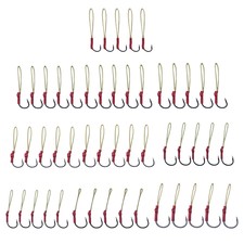 Forellenhaken gebunden Vorfachhaken Angelhaken Sbirulino-Haken 5 Stück