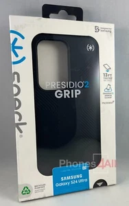Speck Presidio2 Grip  Antimicrobial case for Samsung Galaxy s24 Ultra- Black - Picture 1 of 9