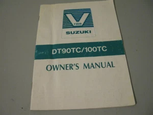 Suzuki DT90 DT100 outboard owners manual - Picture 1 of 1