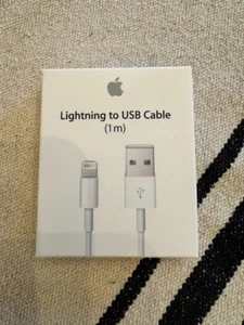 Genuine Apple Lightning Cable MD818ZM/A Brand New - Picture 1 of 3