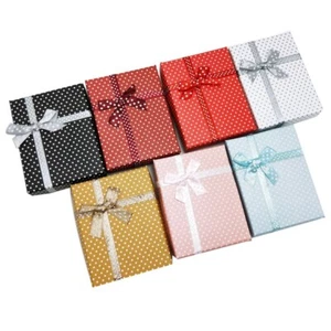 12x Joyería Cajas Regalo Collar Colgante Pendiente Embalaje Cuadrado Esponja 7x9x2.5cm - Imagen 1 de 16