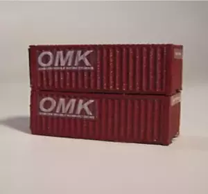 N Scale Osborne Models 20' INTERMODAL CONTAINERS LASER CUT KIT #3063 - Picture 1 of 2