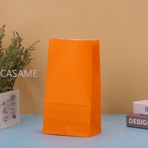 Solid Color Colorful Dots Stripe Gift Bag Party Wedding Favor Cookie Candy Bags - Picture 1 of 29