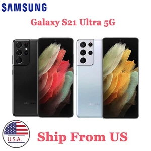 New Samsung Galaxy S21 Ultra (5G) G998U 128GB 6.8" Unlocked GSM+CDMA Smartphone - Picture 1 of 13