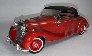 Modelos Signature 1/18 Diecast 1950 Mercedes Benz 170S Cabriolet RARO ROJO B16 - Imagen 1 de 16