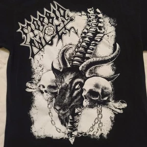 MORBID ANGEL 2023 Tour Shirt Large Kurzarm beidseitig schwarz Death Metal Band - Bild 1 von 8
