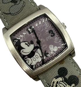 Disney Parks Limited Release Mickey Mouse Comic Strip Gray Watch New Battery - Picture 1 of 10