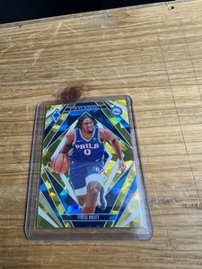 2023-24 Panini Phoenix Basketball Tyrese Maxey #8 Paragon Yellow Ice /175 76ers - Bild 1 von 3