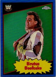 2025 Topps Chrome WWE | Brutus Beefcake #885TL-BF | Blue Refractor /150 - Picture 1 of 2
