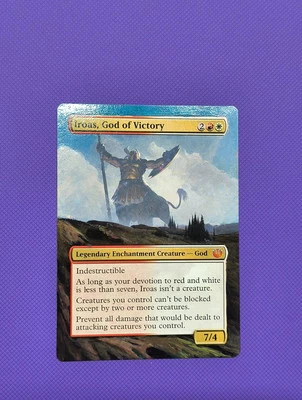 MTG Iroas, God of Victory Hand Painted Altered Art EDH Magic - Image 1 of 2