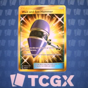 Pokemon - Wait and See Hammer (Secret) - 236/214 - SM Lost Thunder - Holo LP - Picture 1 of 1