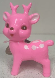 Muñeca retro KODAMA Charmy Chan mascota rosa con puntos blancos nueva con etiquetas - Imagen 1 de 4