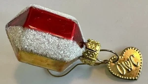 (10) Alte Welt Weihnachtsschmuck Merkur Glas Sammlung facettierter Edelstein funkelt - Bild 1 von 3