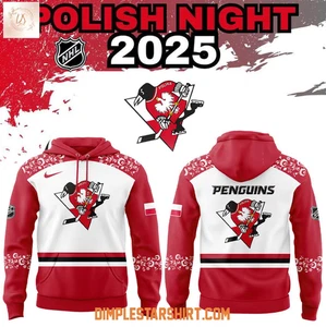 Pittsburgh Penguin Polist Night 2025 3D Printed Hoodie - Picture 1 of 2
