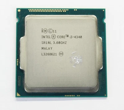 Intel Core i3-4340 Dual Core 3.60GHz LGA1150 4MB CPU Processor SR1NL - Image 1 of 2