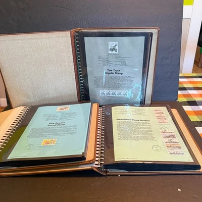 3 USPS American Commemorative Collection Binders 150 Souvenier Sheets 1987- 1990 - Image 1 of 4