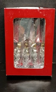 Vintage Set Of 4 Arthur Court Pewter & Stainless Spreaders NIB Unused - Picture 1 of 4