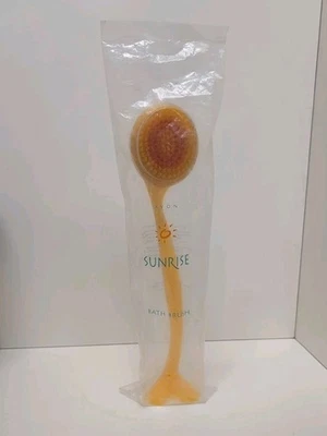 NUEVO Cepillo trasero de baño vintage Avon Orange SUNRISE NUEVO EN STOCK Foto 1 de 2