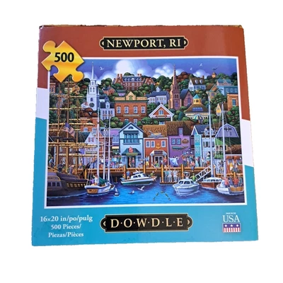 500 Piece Jigsaw Puzzle by Dowdle “Newport, RI” - Image 1 of 4