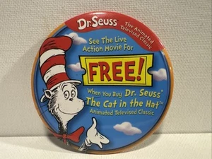 Vintage RARE Promo Pin Dr. Seuss Collector Button 3” - Picture 1 of 2