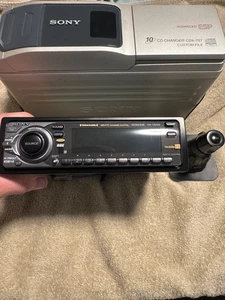 SONY XR-C9100 CASSETTE PLAYER & CDX-727 Changer & RM-X4S Remote Rare Car Audio - Picture 1 of 14